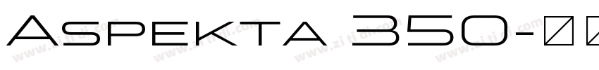 Aspekta 350字体转换